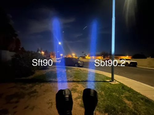 Convoy L21A svetilka z LED SFT90, 5000 lumnov in dosegom približno 1100 m- package damaged