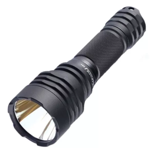 Convoy C8+ svetilka z F45R LED, 3000 K, topla svetloba, 12 načinov, 2500 lumnov in dosegom 1200 m