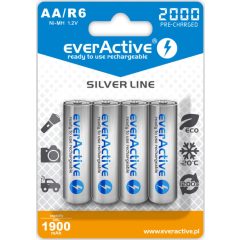   everActive R6 / AA 2000mAh 1.2 V Ni-Mh rechargeable battery, 4 pcs