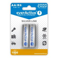   everActive R6 / AA 2000mAh 1,2 V Ni-Mh akumulatorska baterija, 2 kosa