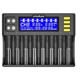 LiitoKala Lii-8S polnilnik za 8 baterij