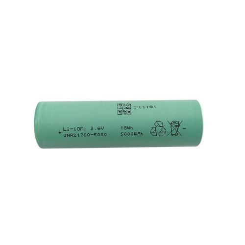 EVE INR21700 50PL polnilna visokoobremenitvena li-ion baterija 125A s kapaciteto 5000 mAh A grade green