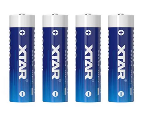 XTAR 4x AA 1,5V 3000mAh USB-C polnilni litijevi akumulatorji