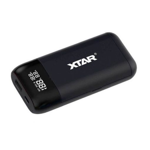 Xtar PB2S kompakten dvokanalni polnilnik USB s funkcijo power bank