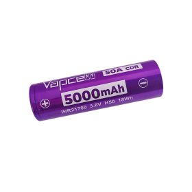 Vapcell H50 5000mAh 3,6V polnilna Li-ion 21700 50A