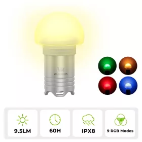 Potapljaška svetilka Wurkkos DL04 RGB