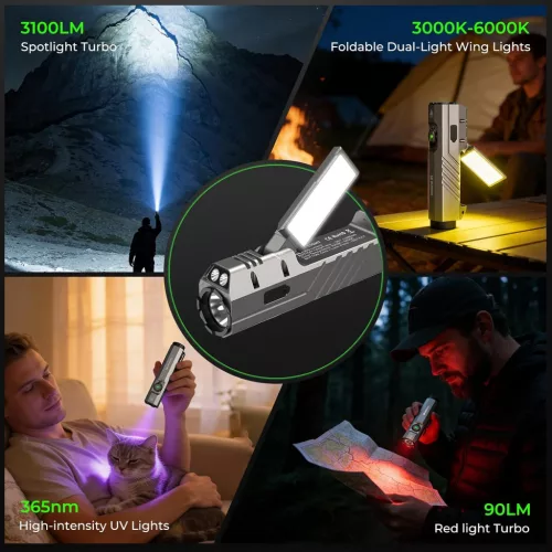 Potapljaška svetilka Wurkkos DL04 RGB