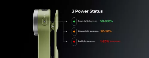  Wurkkos HD03 polnilna EDC svetilka s sponko, 680 lumnov, črna