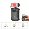 WURKKOS HD04 EDC svetilka s sponko – 750LM, 180° vrtljiva glava, usmerjena/razpršena svetloba/RGB za na prostem, delo in nujne primere