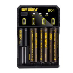  BASEN BO4 polnilnik baterij za vzporedno polnjenje do 4 baterij