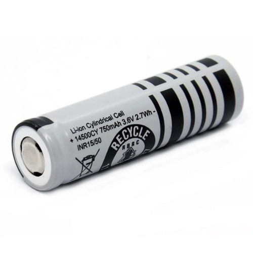 HighPower 14500cy 750mAh AA velikost 3,6V polnilna Li-ion baterija