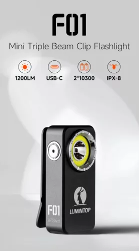 Lumintop F01 EDC svetilka do 1200 lumnov in dometa 182 metrov